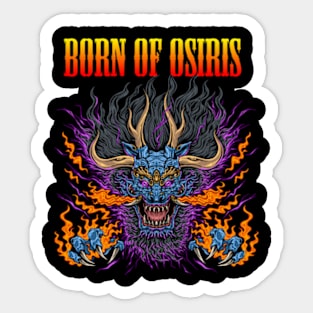 BORN OF OSIRIS MERCH VTG Sticker